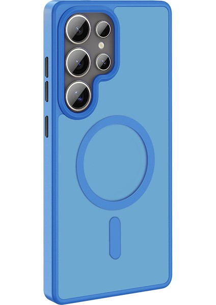 Samsung Galaxy S25 Ultra Kılıf Magsafe Şarj Özellikli Mat Arka Yüzey Zore Sio Kapak + Nano Ekran Koruyucu modelleri