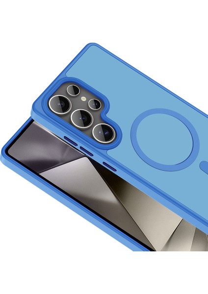 Samsung Galaxy S25 Ultra Kılıf Magsafe Şarj Özellikli Mat Arka Yüzey Zore Sio Kapak + Nano Ekran Koruyucu fırsatları