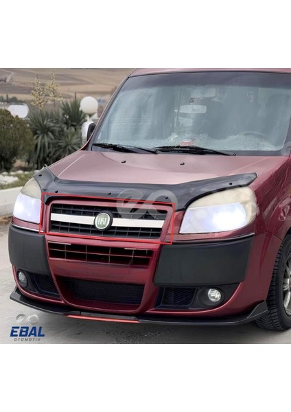 Fiat Doblo Krom Ön Panjur 2 Prç. 2006-2010 Arası P. Çelik