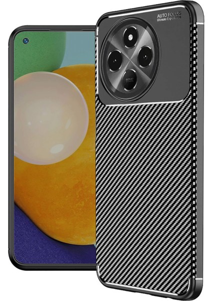Tecno Spark 30 Pro Kılıf Kamera Korumalı Çıkıntılı Karbon Desenli Renk Atmaz Koruyucu Negro Kapak