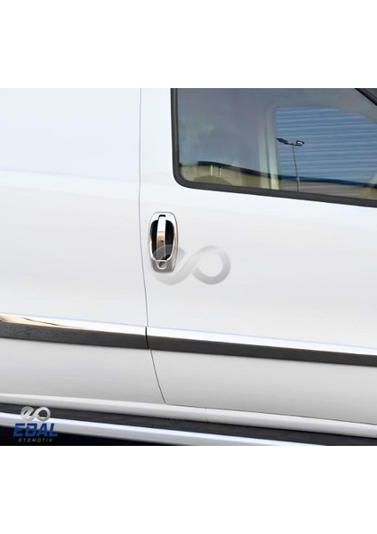 Opel Combo Krom Kapı Kolu 5 Kapı 10 Parça (Set) 2012-2018 Paslanmaz Çelik