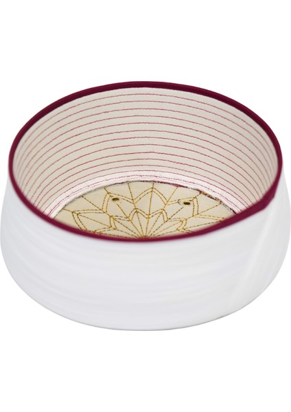 Imam Sarığı-Beyaz Kumaş-Bordo Takke-Düz Sarım-Kuş Gözlü-5 Metre indirimleri