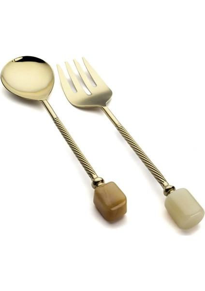 Rayn Gold 2'li Salata Servis Seti