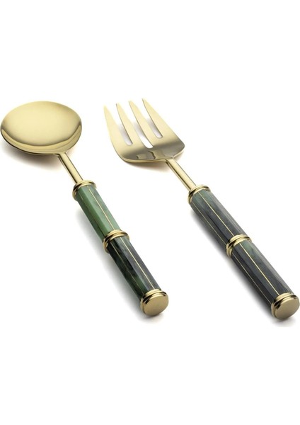 Brook Gold 2'li Salata Servis Seti