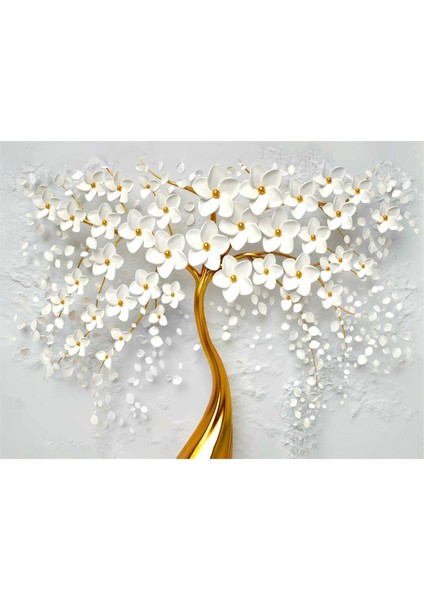 White Gold Kanvas Tablo