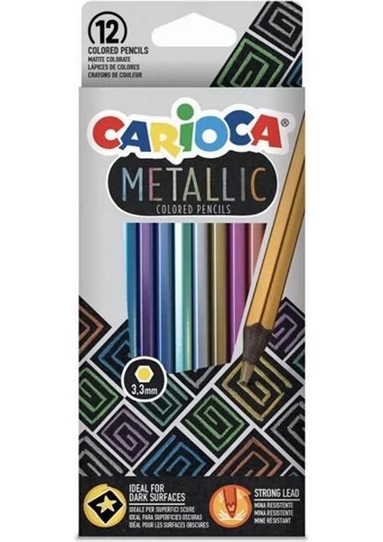 43164 Metalik Kuru Boya Kalemi 12 Renk fiyatları