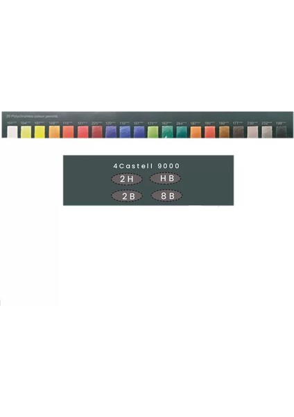 Faber Castell Polychromos Colour Pencils+Castell 9000 210051