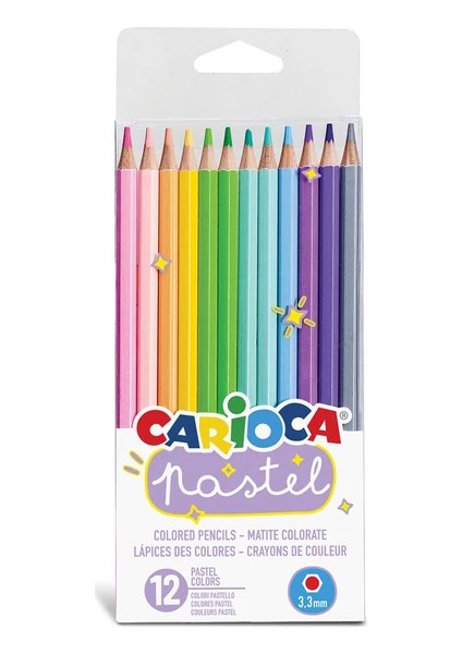 43034 Pastel Renkler Kuru Boya Kalemi 12 Renk fiyatları