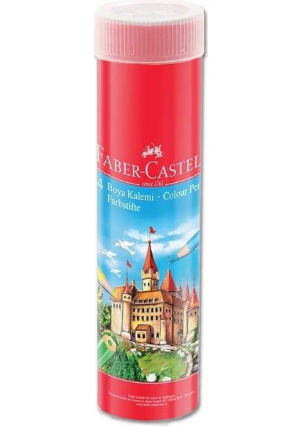Faber Castell Red Line Kuru Boya Metal Tüp 24'lü