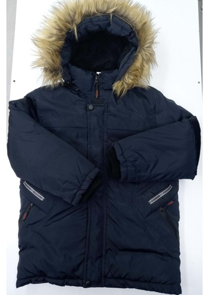409103 Çocuk Mont 12/15 Yaş - Lacivert - 12-13 Yaş