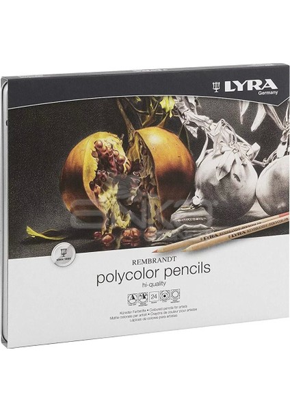 Rembrandt Polycolor Kuru Boya Kalemi 24LÜ Set