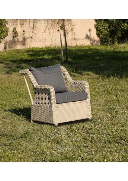 Oscar Rattan Bahçe Mobi̇lyasi 3+1+1 Masali Garanti̇li̇