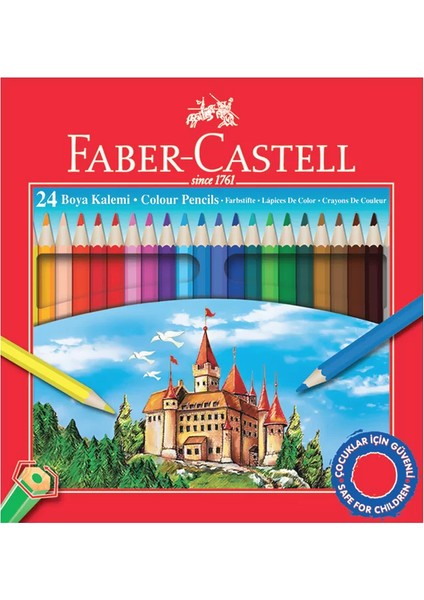 Kuru Boya Tam Boy 24 Renk Karton Kutulu (116324)