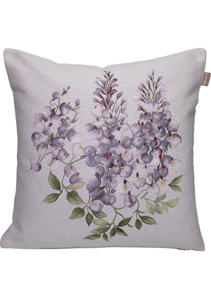 Belıeve Wisteria Jakarlı Dokuma Goblen Dekoratif Kırlent 45*45