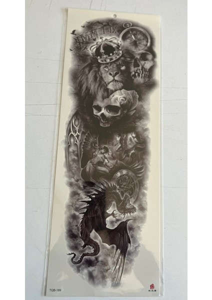 1 Hafta Kalıcı 4 Adet Birden Tam Kol Bacak Kaplama 46 cm Geçici Dövme Seti fırsatları