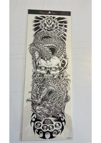 1 Hafta Kalıcı 4 Adet Birden Tam Kol Bacak Kaplama 46 cm Geçici Dövme Seti modelleri