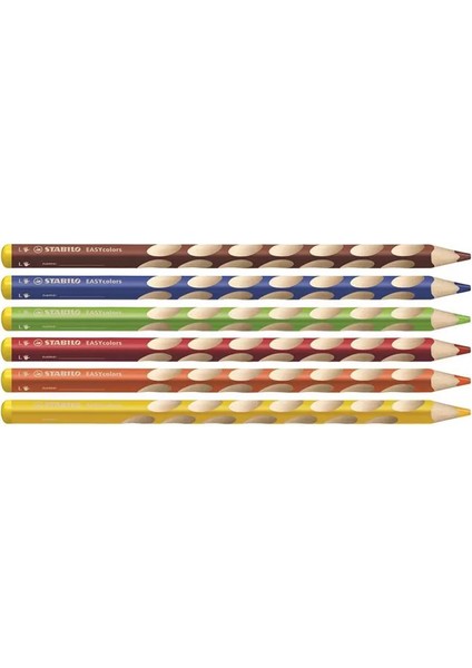 331 Easy Colors Sol El Kuru Boya Kalemi 6 Renk