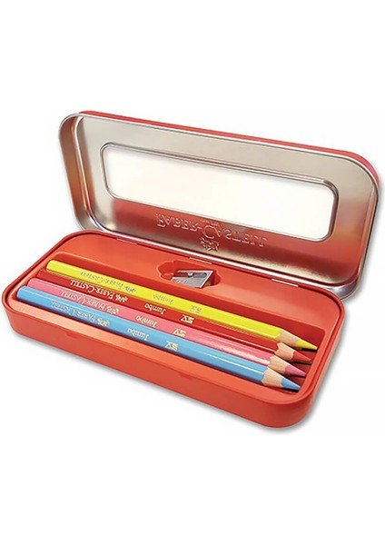 Faber Castell Jumbo Kuru Boya Seti Metal Kutulu 8 Renk 951080 fiyatları