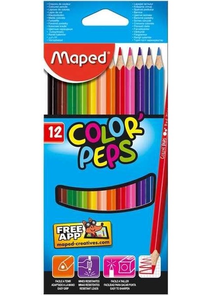 Color'peps Kuru Boya 12'li 183212