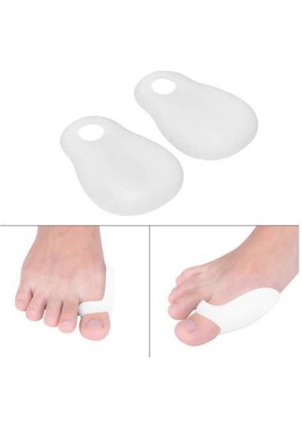 Bunyon Ayak Baş Parmak Koruyucu Halluks Silikon Set 2 Li Makarasız