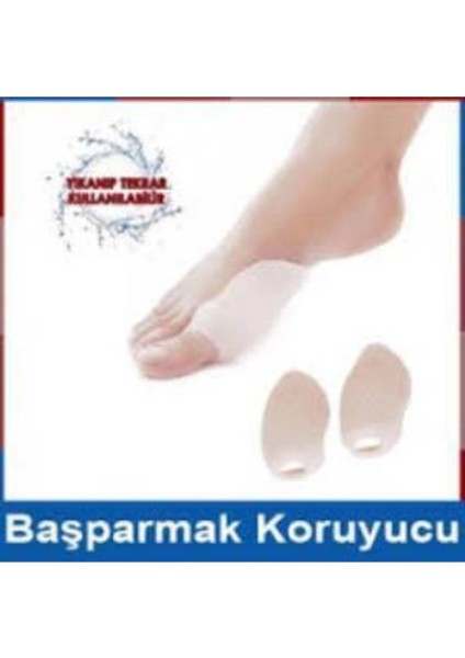 Bunyon Ayak Baş Parmak Koruyucu Halluks Silikon Set 2 Li Makarasız