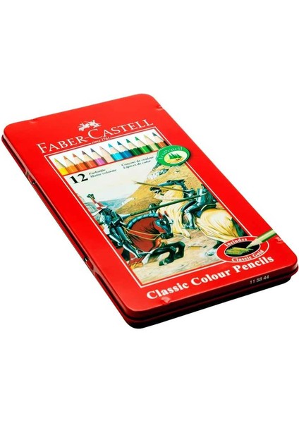 Faber Castell Redline Kuru Boya Metal Kutu 12'li fırsatları