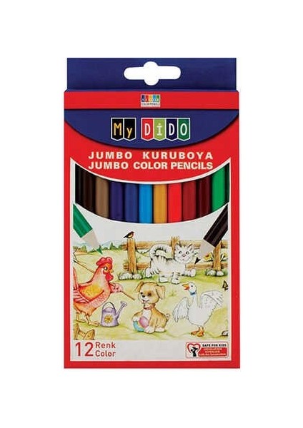 My Dido Jumbo Kuru Boya 12 Renk