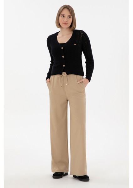 Kadın Açık Haki Pantolon (Kanvas-Chino) 50290877-Vr183