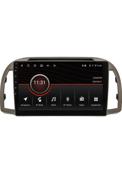 Nissan Micra (2002-2010) Android 14 Multimedya Carplay 10 Inch 4 GB Ram / 64 GB Hafıza CRV-4762XR