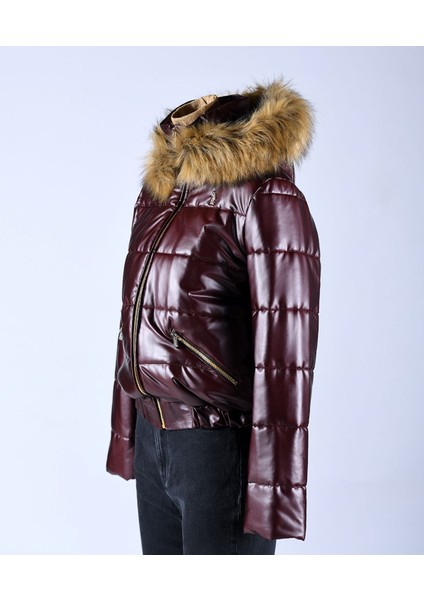 Kadın Deri Mont G082SZ035.000.WP24012