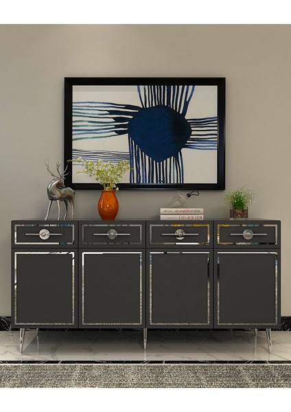 Bellydd (KB150) Konsol Antrasit Gümüş