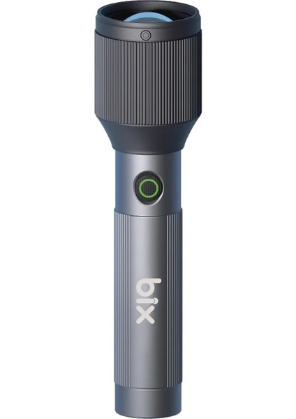 Flashlight BX2142FL 24W Led, Max. 1000 Lümen Parlaklık ve 900 Metreye Kadar Menzilli, Zoom Özellikli Şarj Edilebilir Çok Modlu Kompakt El Feneri