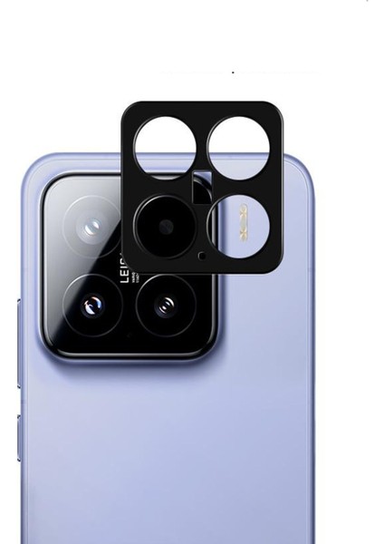 Xiaomi Mi 15 Uyumlu Kamera Lens Koruma Halkası - Kapalı Tasarım -Siyah AL3401