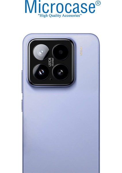 Xiaomi Mi 15 Uyumlu Kamera Lens Koruma Halkası - Kapalı Tasarım -Siyah AL3401