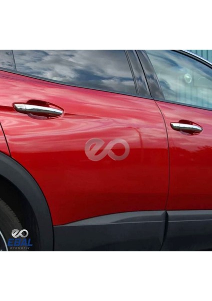 Opel Crossland x Krom Kapı Kolu 4 Kapı 8 Prç.p.çelik 2017 Üzeri