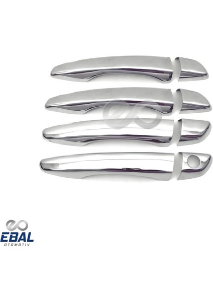 Opel Corsa F Krom Kapı Kolu 4 Kapı 2019 ve Üzeri Paslanmaz Çelik modelleri