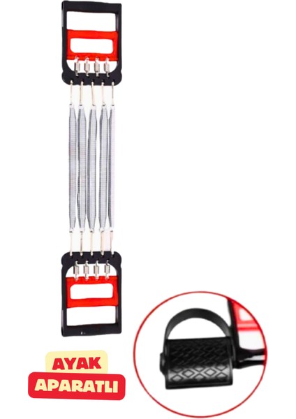 El Ayak Gğüs Spor Vücut Geliştirme Fitness Çelik Yayı Çok Amaçlı Ergonomik Egzersiz Aparatı