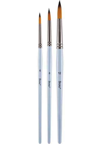 Brons BR-2206 Sentetik Fırça Set 7