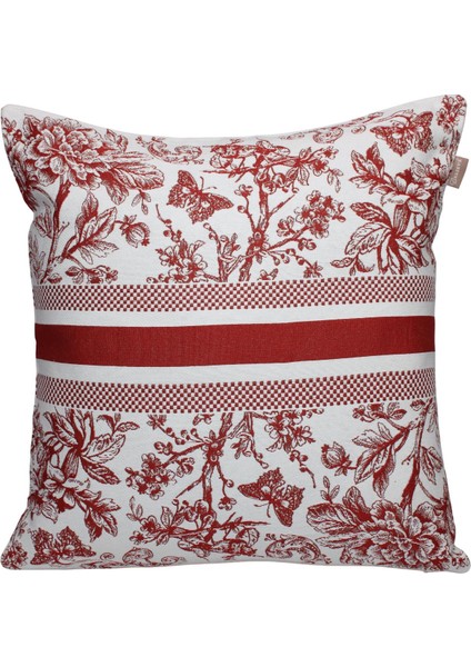 Belıeve Garden Toıle Jakarlı Dokuma Goblen Dekoratif Kırlent 45 x 45