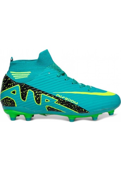 565 Turkuaz Sarı Erkek Krampon Futbol Ayakkabısı