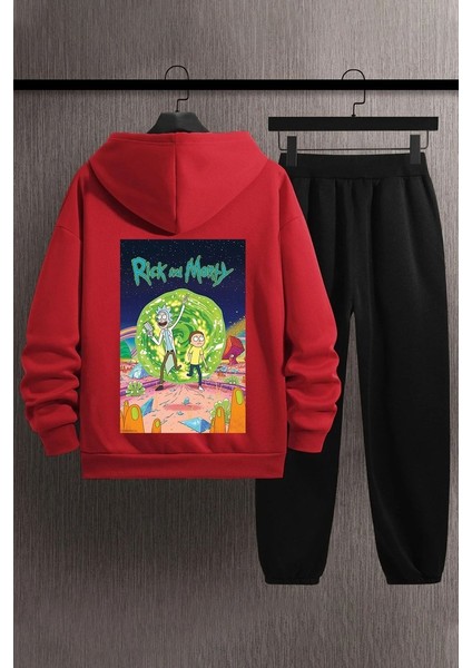 Uygun Tarz Unisex Rick And Morty Eşofman Takımı