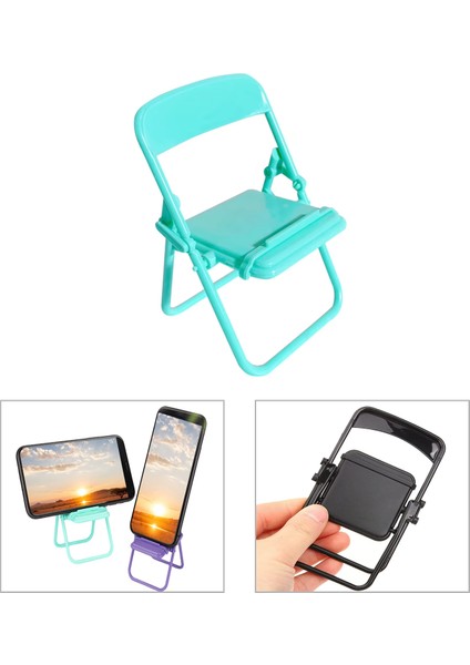 AL4924 Mini Katlanır Sandalye Tasarım Telefon Standı Dekoratif Tutucu