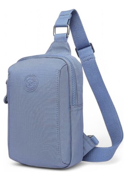 Krinkıl Kumaş Bodybag Uniseks Postacı Çantası BC KL 3105 - Jeans Mavi fiyatları