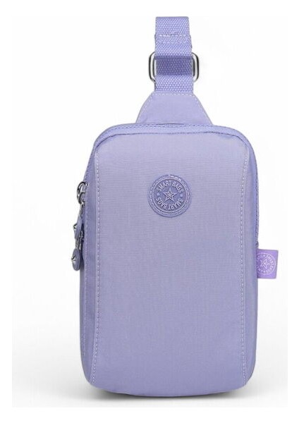 Krinkıl Kumaş Bodybag Uniseks Postacı Çantası BC KL 3105 - Lila