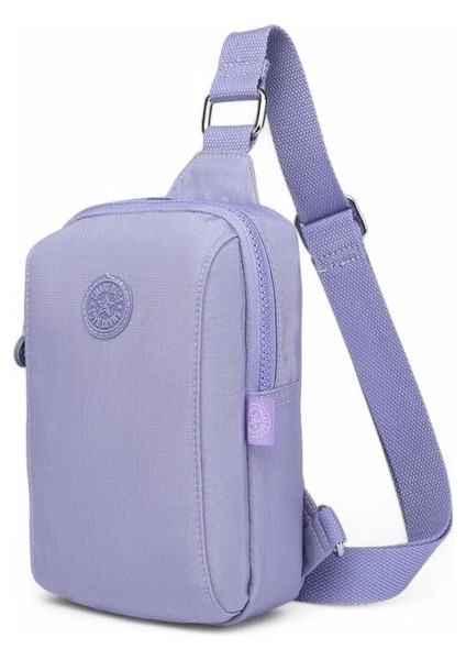 Krinkıl Kumaş Bodybag Uniseks Postacı Çantası BC KL 3105 - Lila fiyatları