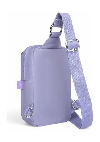 Krinkıl Kumaş Bodybag Uniseks Postacı Çantası BC KL 3105 - Lila modelleri