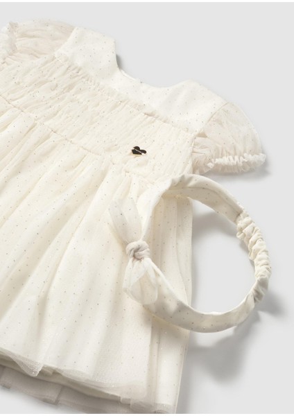 Kız Bebek Şaç Bantlı Tüllü Elbise fırsatları