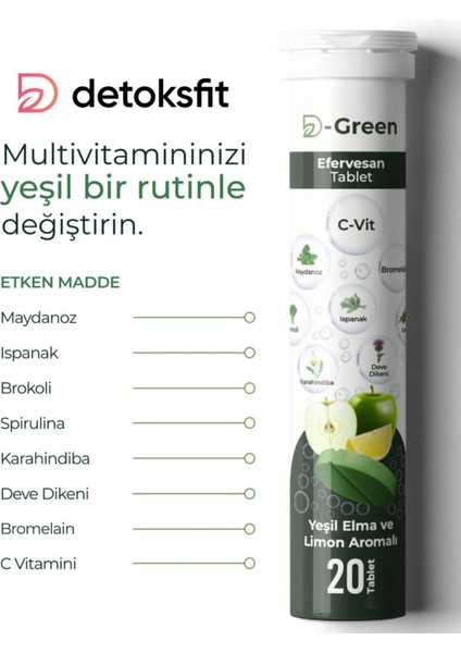 Dgreen Bitkisel Efervesan