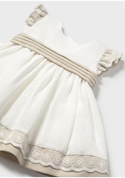 Kız Bebek Keten Elbise modelleri