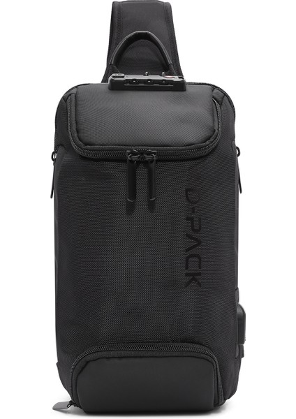 D-Pack Erkek Siyah Kumaş Çapraz Çanta 24WBD30256F